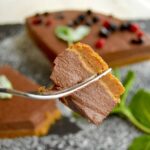 Cheesecake de chocolate vegana