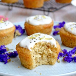 muffins de limon y semillas