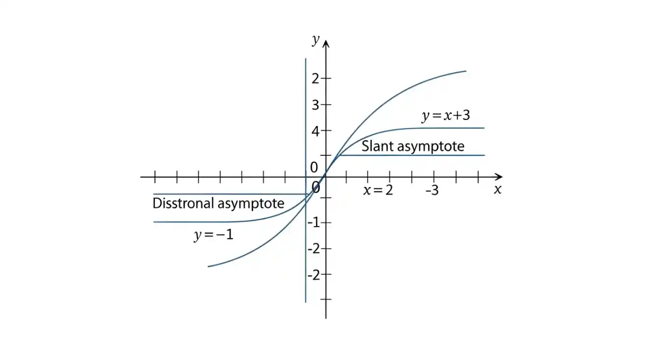 horizontal vertical slant asymptote