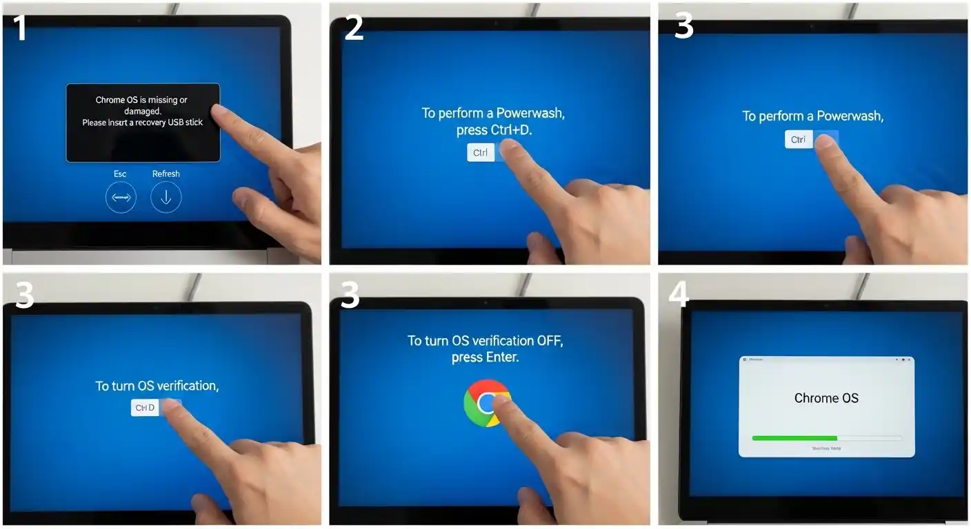 How to Powerwash Chromebook