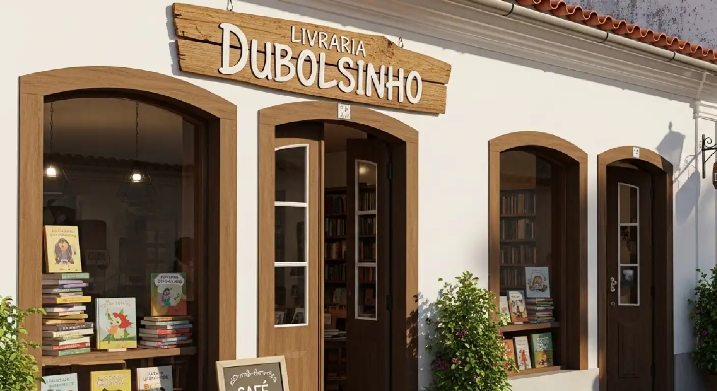 Dubolsinho publishing house storefront in Sabará Minas Gerais Brazil