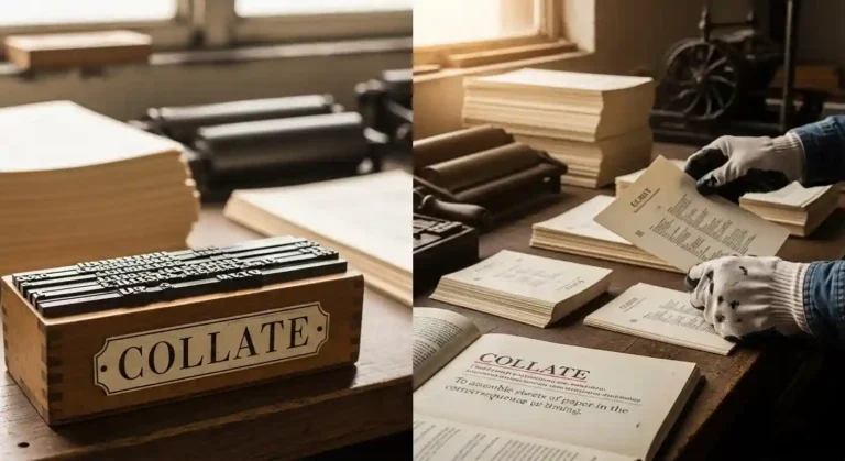 Collate Means in Printing